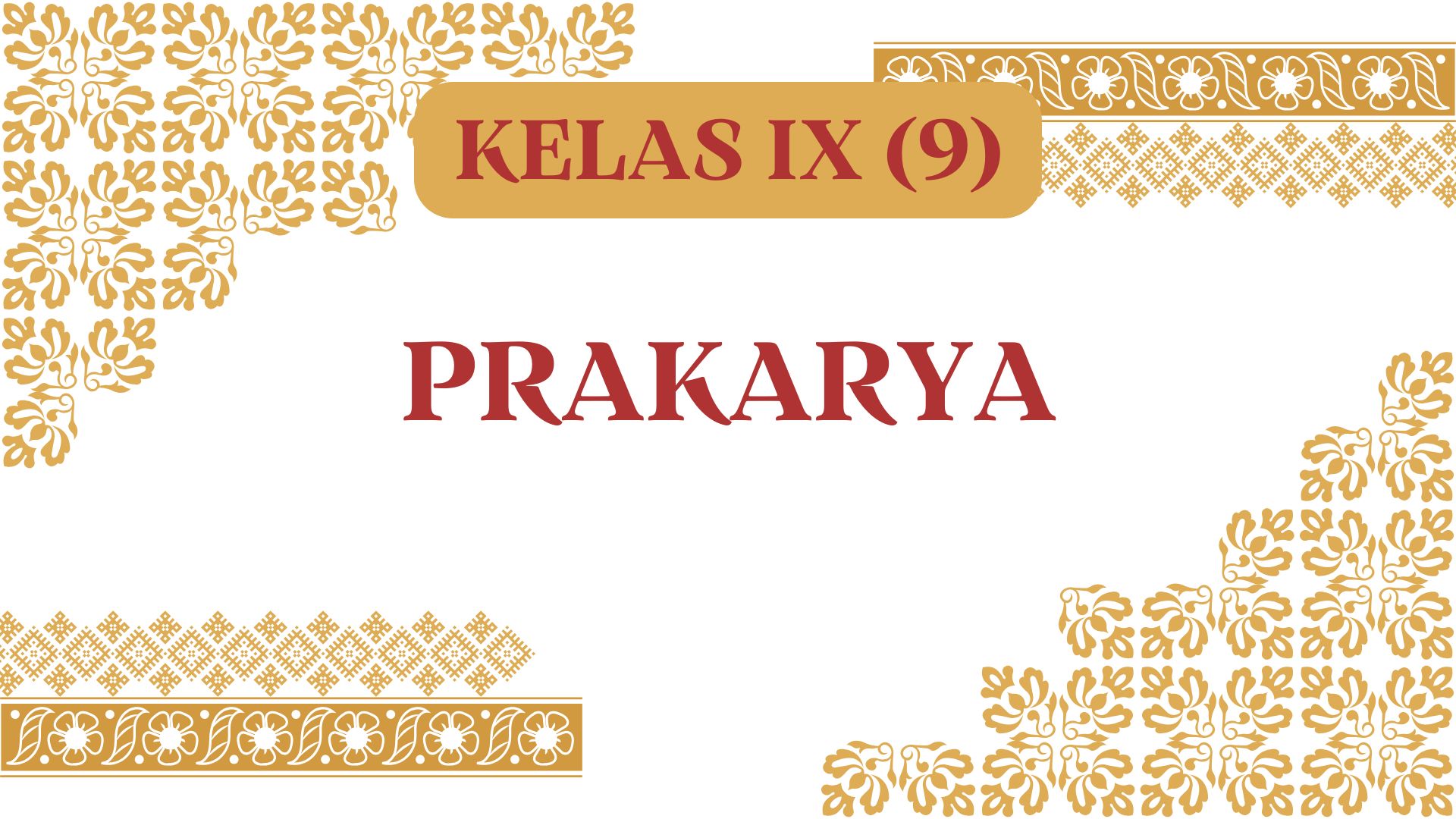 Buku Prakarya